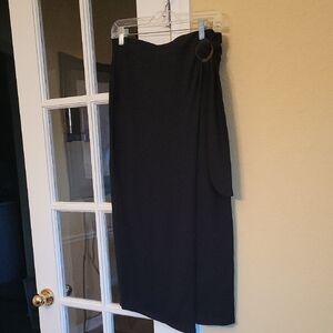 Vince Black Wrap Women's Skirt